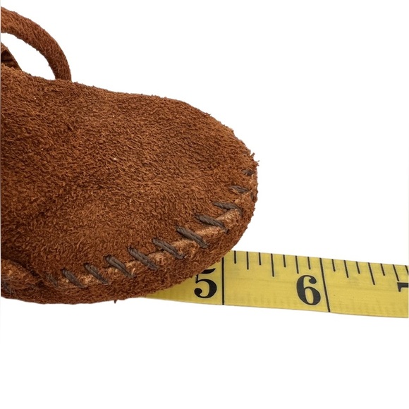 Minnetonka Infant‎ Fringe Bootie Brown SUEDE DREAMS shoes 4 12-18 months - Picture 7 of 16
